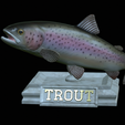 Rainbow-trout-trophy-open-mouth-1-16.png fish rainbow trout / Oncorhynchus mykiss trophy statue detailed texture for 3d printing