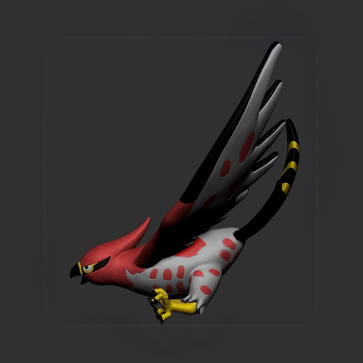 21.png Pokemon Talonflame 3D Print Model - STL for 3D Printing - Print Ready