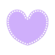 heart.stl Base for crochet basket heart