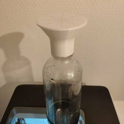 Bottle Holder for Sodastream DUO Glass Bottles Drip Holder Drain Stand 3D  Printing 