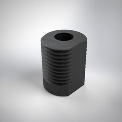 M8-blank-M18.jpg 3MF file Shift knob adapter M8 blank to M18x1.5・Model to download and 3D print