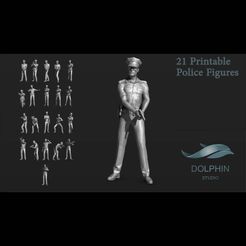 Image00.jpg 3D file Police Figure set 01・3D printable design to download