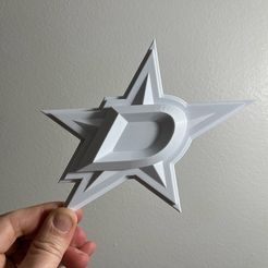 D1.jpg Dallas Stars logo plaque