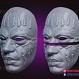 Halloween_Slipknot_mask_3d_print_model_10.jpg Halloween Slipknot Mask - Joey Jordison Mask