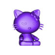 hello_kitty_meditating.stl Hello Kitty Meditating | Yoga | Calm