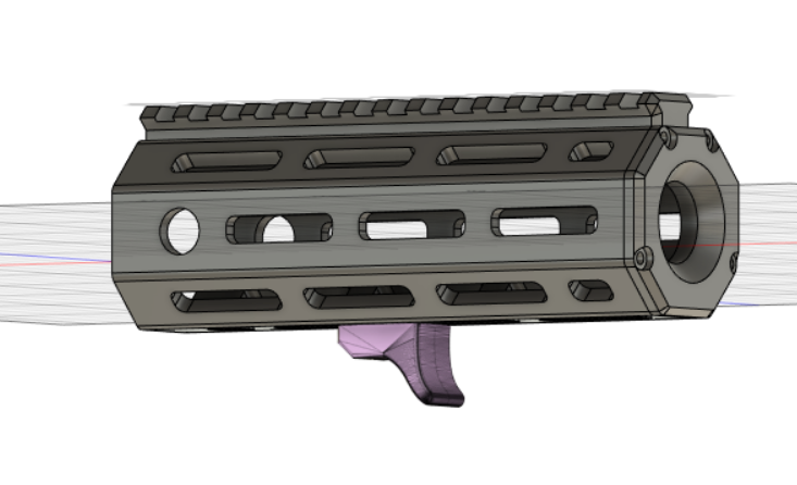 Download STL file KeyMod trigger • 3D printing model ・ Cults