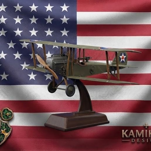 WWI American Dayton-Wright DH4 3D model
