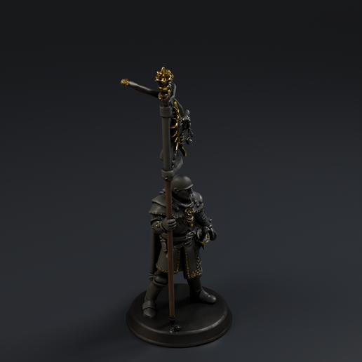 Medieval Knight 5 3D printable STL miniature