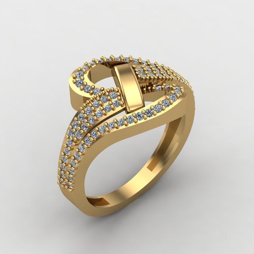WOMEN RING - 3DM RENDER DETAIL 3D PRINT MODEL - 3D model