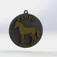 imagen7.1.jpg Key ring love horses7