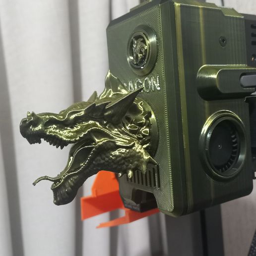 🐉 Creality Hi DRAGON - Head Printer Head・ STL File for 3D printing・Cults