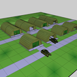Hangars.png Free STL file Military Hanguar・3D printable model to download