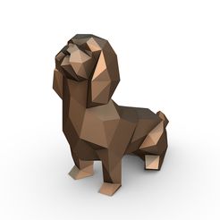 1.jpg Fichier STL figure de shih tzu・Plan imprimable en 3D à télécharger