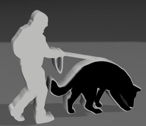 Download 3MF file TRACKING DOG • 3D printable template ・ Cults