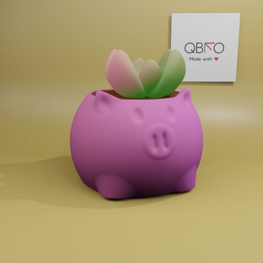 piggy planter #3 3D model