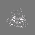 Buu-fat-Deco-2D.png Fat Buu 2D wall decor