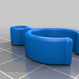 Kabel_PTFE_Klemme.png E5Plus Loibl Cable support Cable guide Hotend Ender 5 Plus Klemco MicroSwiss original Hotend