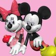 18.jpg Mickey and Minnie mouse for 3d print STL