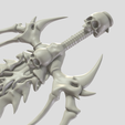 WIREFRAME_1200_1200_2.png Bone Sword 3D Model - Perfect for Cosplay and Props