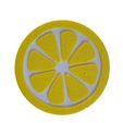 YELLOW COASTER.jpg Citrus Fruit Slice Coaster