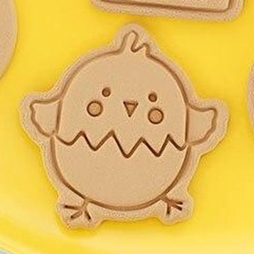 Cookie cutter easter egg 3D model