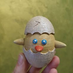 20220404_175854.jpg Baby Chicken in cracked Easter Egg