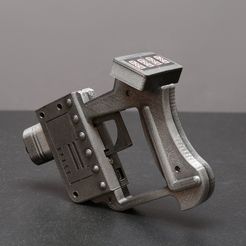 1.jpg Free STL file Ultrasonic Ruler Ray Gun・3D print design to download
