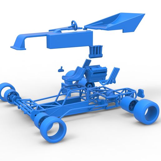 75.jpg Diecast Supermodified rear engine race car Version 2 Scale 1:25