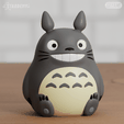 Totoro04.png Totoro Chibi 2 models Fanart No Supports