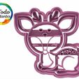 1150 Ciervo entero.21.jpg Download STL file set forest animals cookie cutter • 3D printer design, juanchininaiara