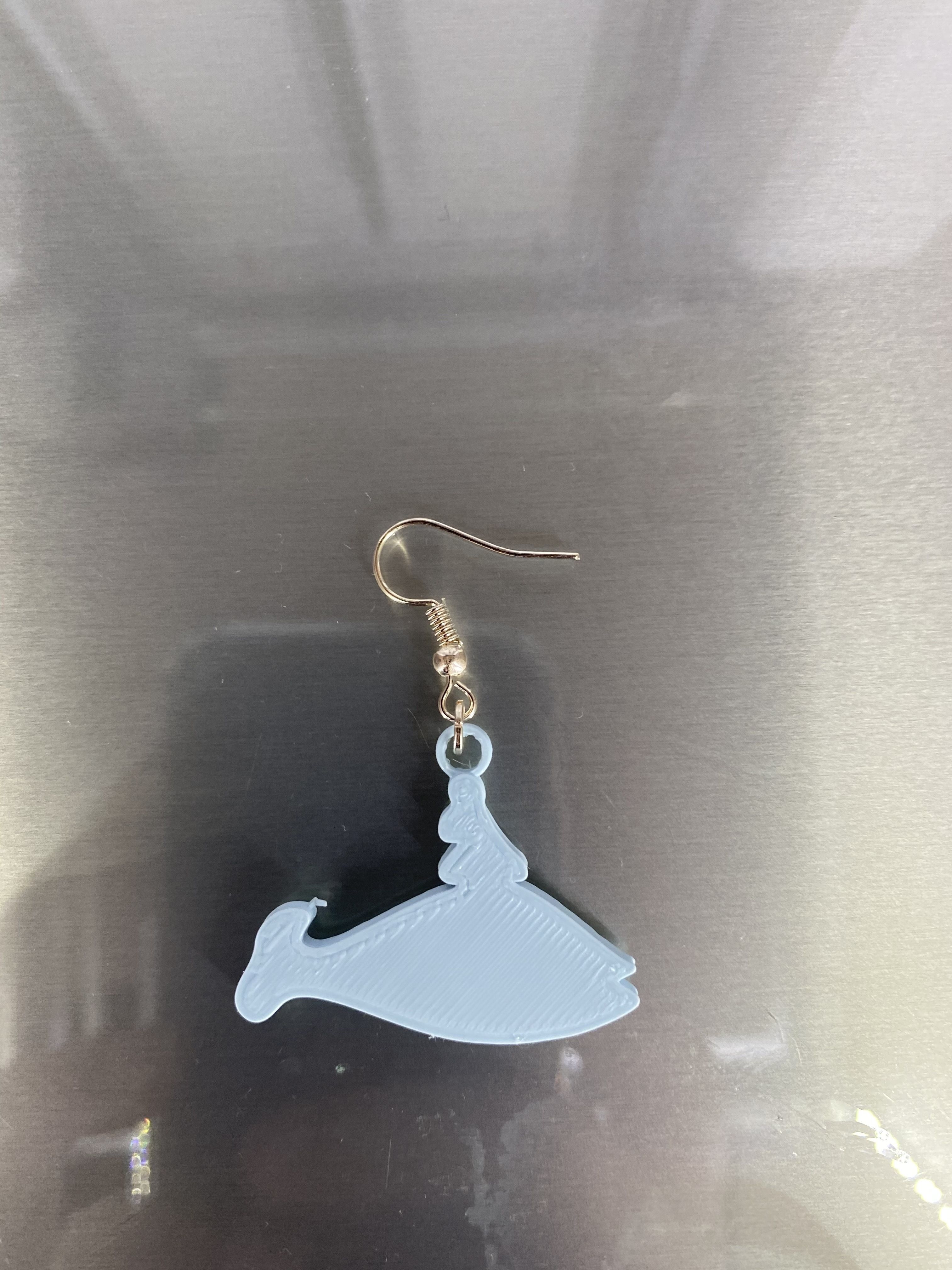 Download free STL file Wale earrings • 3D printing template ・ Cults