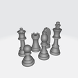 2.png Jeu de pièces d'échecs v3 - imprimable en 3d
