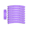 buildplate_2.stl Arc bridge and slope for OS-Railway