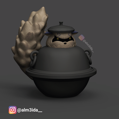 Shukaku.png Shukaku in a tea pot - Boruto