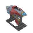 3.png Alien Blaster - Fallout - Printable 3d model - STL + CAD bundle - Commercial Use