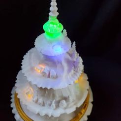 20201206_085612-small.jpg Free STL file GIFT FOR FREE 2020 CHRISTMAS TREE VILLAGE・3D printing model to download, shermluge