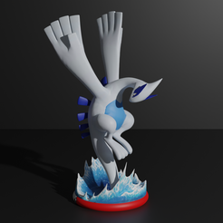 Lugia2.png STL file Lugia pokemon 3D print model・Model to download and 3D print