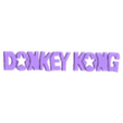 Donkey_Kong_logo_filled.stl SNES Cartridge Dust Covers
