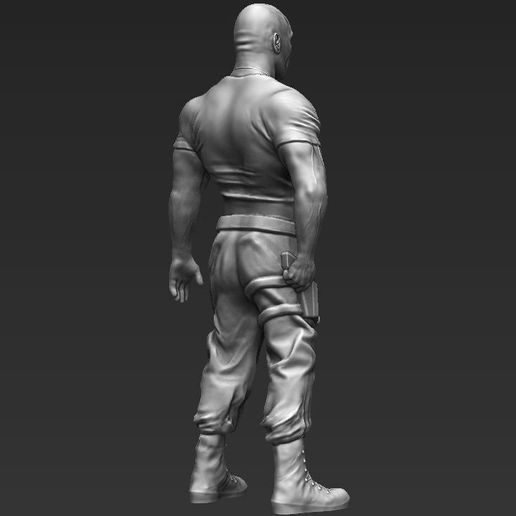 dwayne-the-rock-johnson-fast-and-furious-3d-printing-ready-3d-model-obj-stl-9.jpg Dwayne The Rock Johnson Fast and Furious 3D printing ready