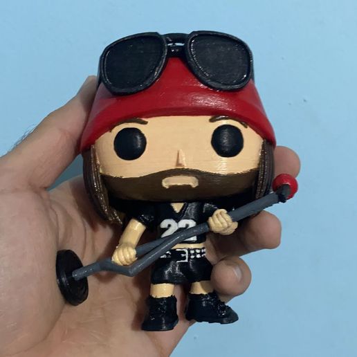 🌹 Axel Rose - Guns N' Roses (Funko)・ STL File for ・Cults