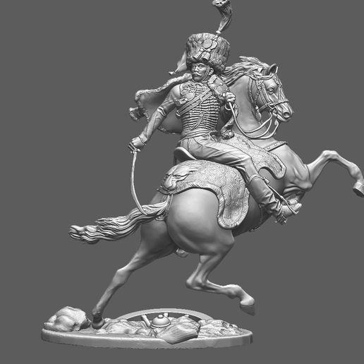 Officier Chasseur d'après GERICAULT