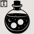 project_20230913_1225499-01.png Potion wall art potion bottle wall decor witch craft decoration spell