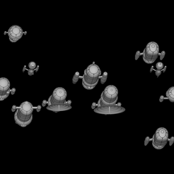__preview1.png Free STL file Ships of the Starfleet Museum: United Earth ships of the Earth-Romulan War part 2・3D printing idea to download
