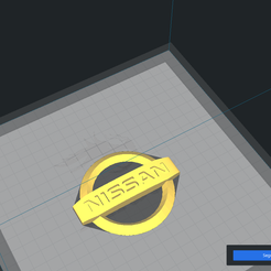 Sin-título.png Fichier STL gratuit Logo Nissan・Modèle imprimable en 3D à télécharger