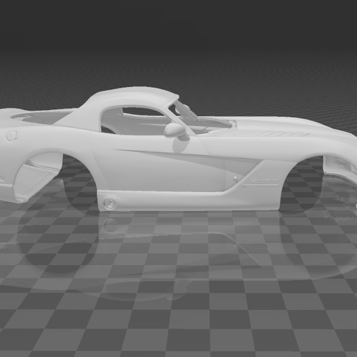 🐚 Dodge Viper SRT10 2005 Shell Body – Divided Parts for Easy Printing ...