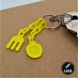 39.jpg Useless Spoon and Fork Keychain