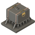 Square-Fuel-Cell-with-supports.png 1/35 scale square fuel cells that are commonly found on early KV-1 and KV-2 tanks.