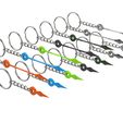Orisa_Spear_Keychain_1.14.jpg Overwatch Keychains Bundle part 1 - 15 modèles imprimables - STL - Usage personnel