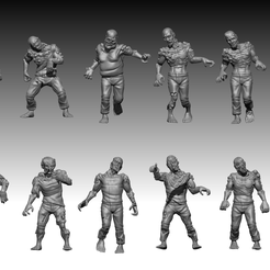 mutants.png Archivo 3D Caminantes de la peste/desove de rad・Plan para descargar y imprimir en 3D, davikdesigns