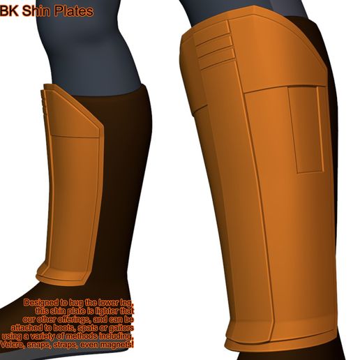 Shin Armor [BK] 3D model